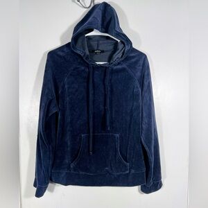 navy blue sweater Hoodie by ambiance size large